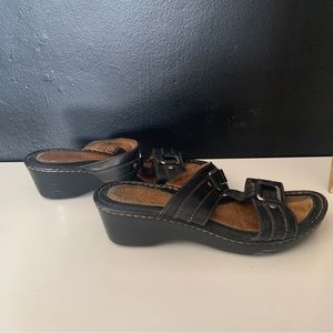 Born sandals comfort leather slip on